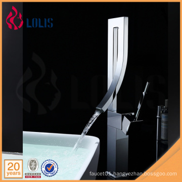 China wholesale water tap mixer single handle fancy bathroom sink faucets